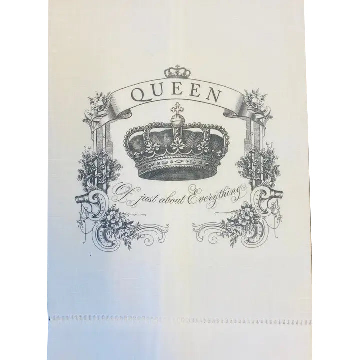Linen Hemstitched Guest Towel