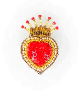 Queen of Hearts Brooch