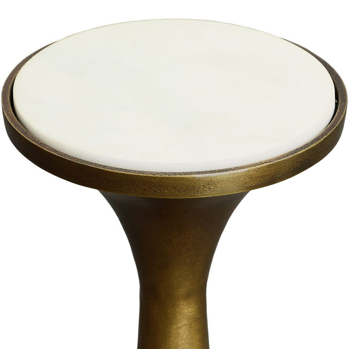 Honed Marble Martini Table