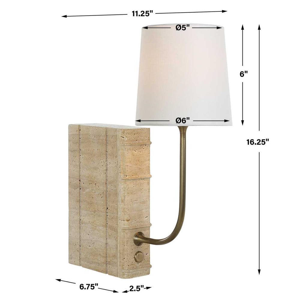 Marble Book Mini Lamp