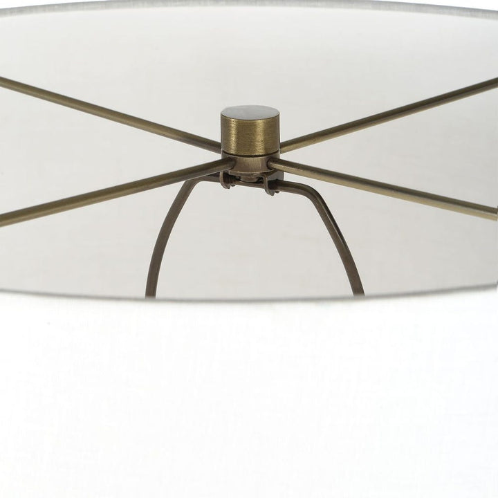 Volakas Marble Spindle Floor Lamp