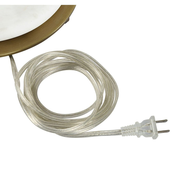 Volakas Marble Spindle Floor Lamp