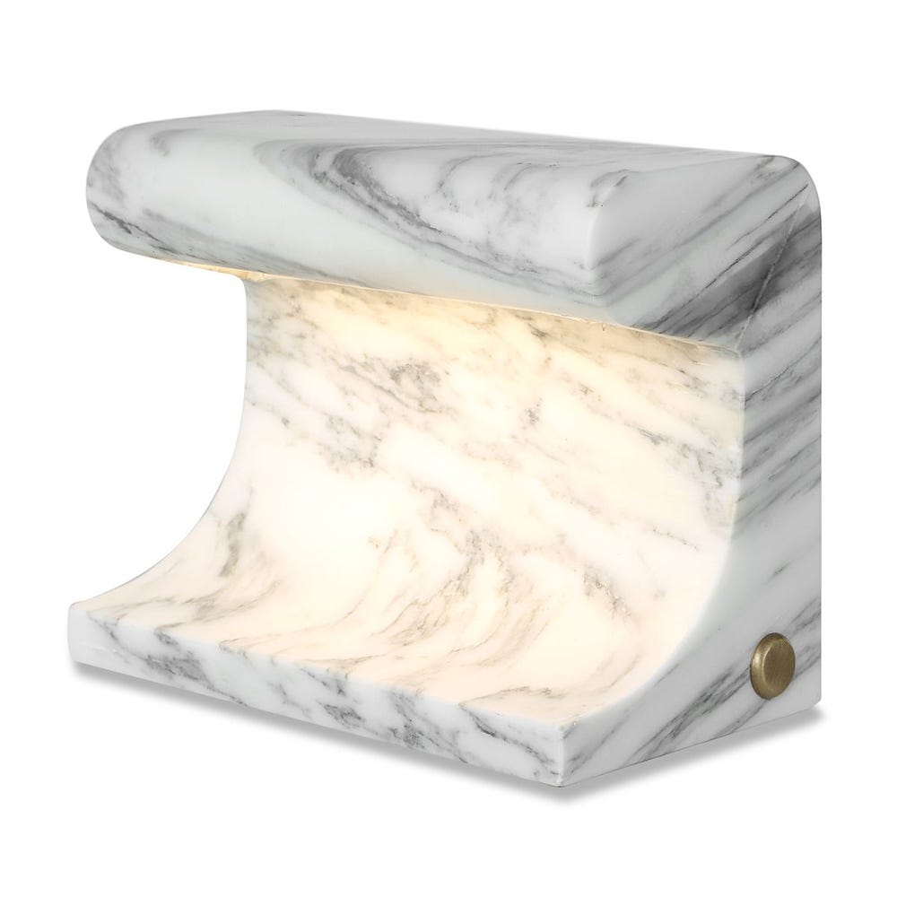 Arabescato Wave Rechargeable Mini Lamp