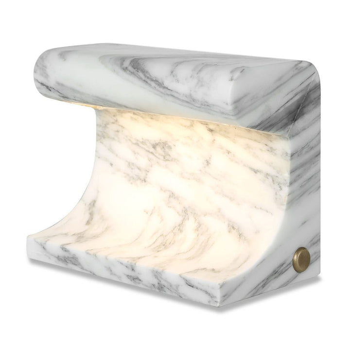 Arabescato Wave Rechargeable Mini Lamp