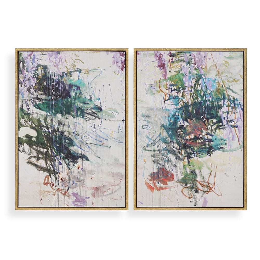 Whispering Wisteria Diptych