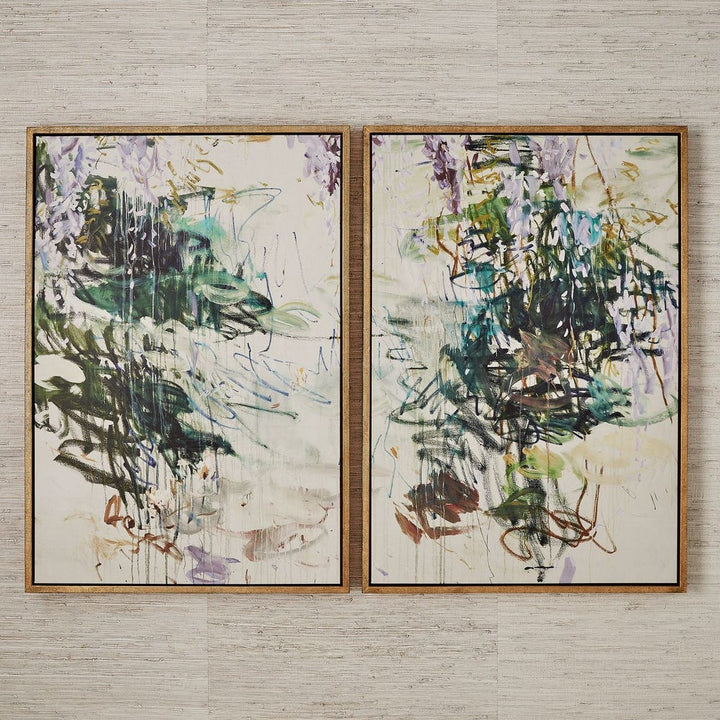 Whispering Wisteria Diptych
