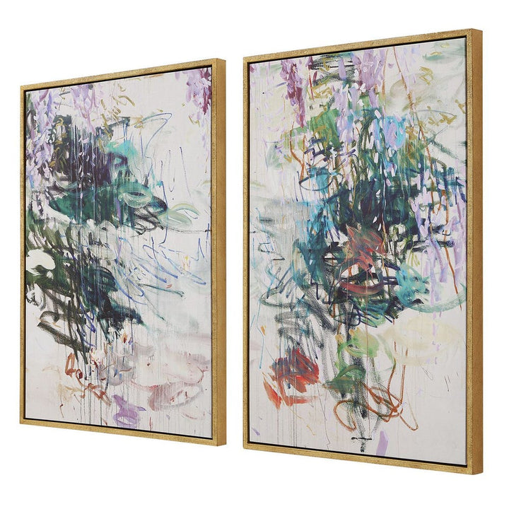 Whispering Wisteria Diptych