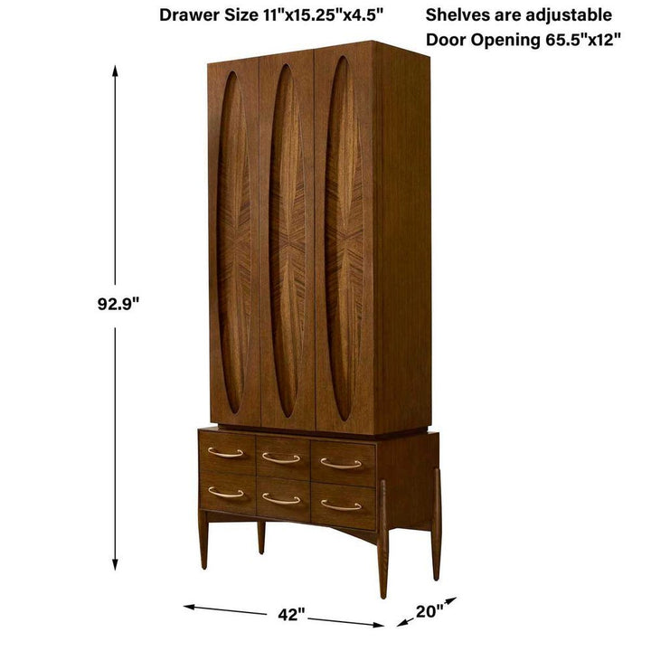 Tiger Eye Tall Cabinet