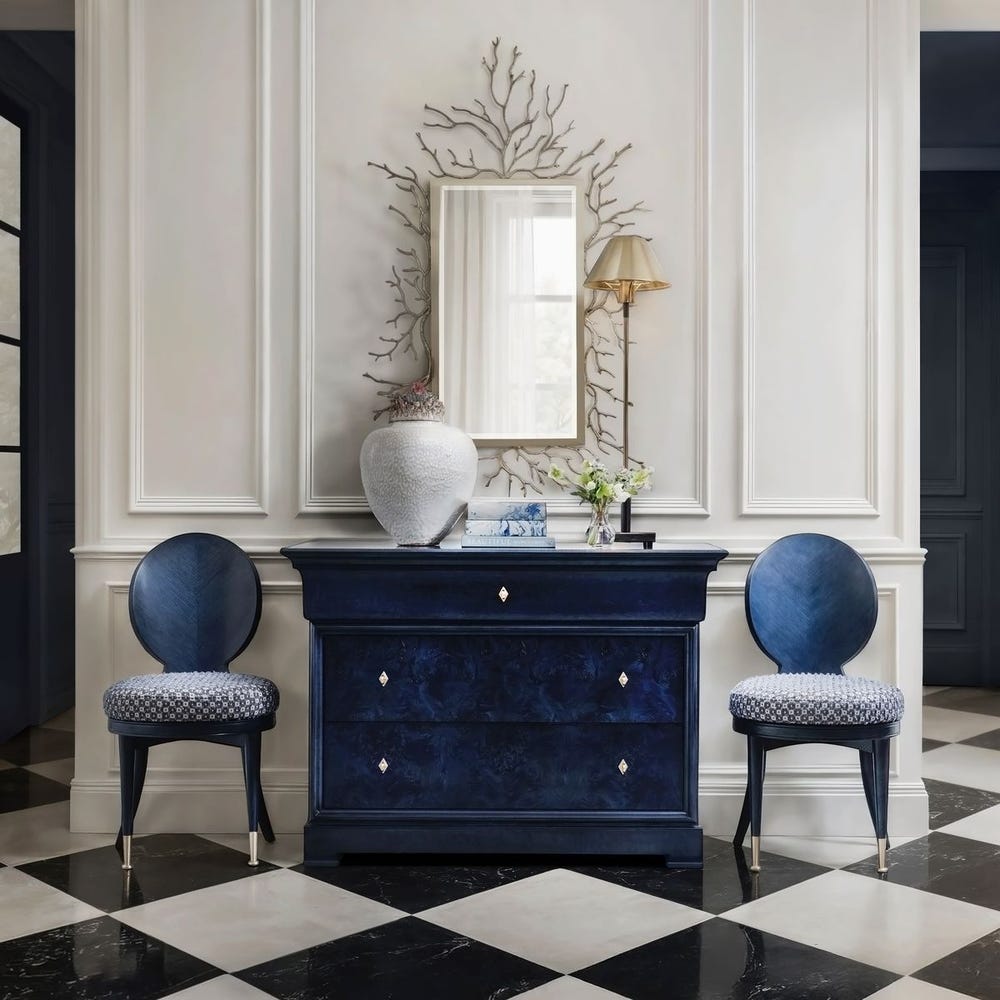 Louis Philippe Chest - True Blue