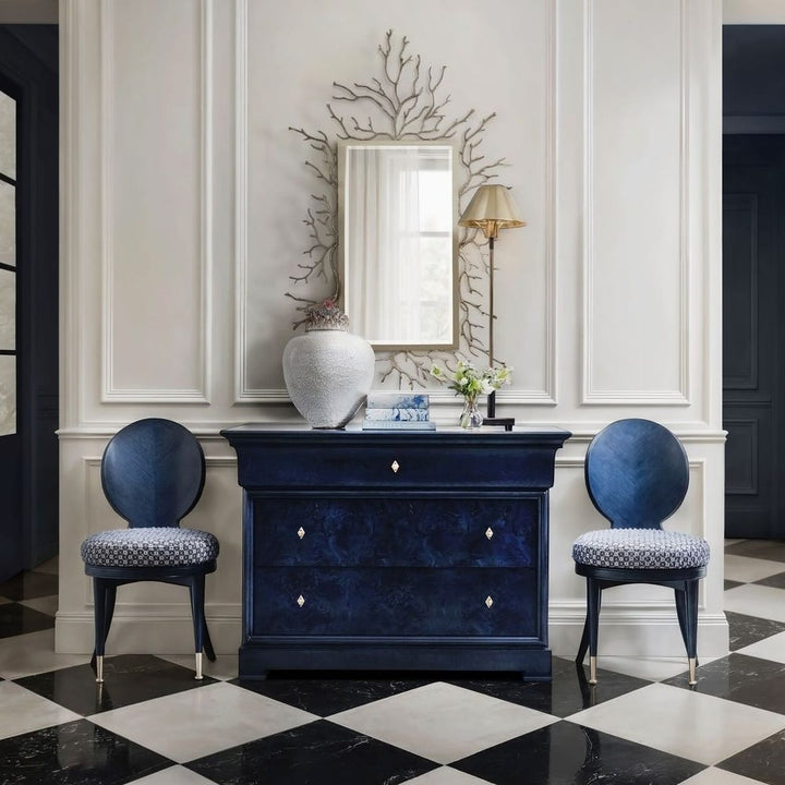 Louis Philippe Chest - True Blue