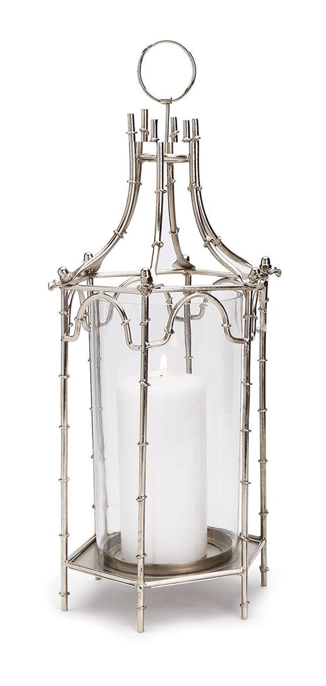 Silver Bamboo Pagoda Lantern