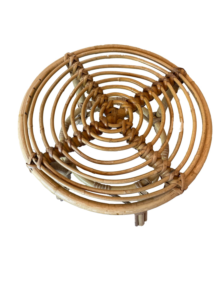 Vintage Rattan Stool