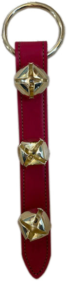 Wide Stitch 12 in Strap with 3 Brass Bells