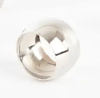 Polished Silver Napkin Rings – Set of 4
