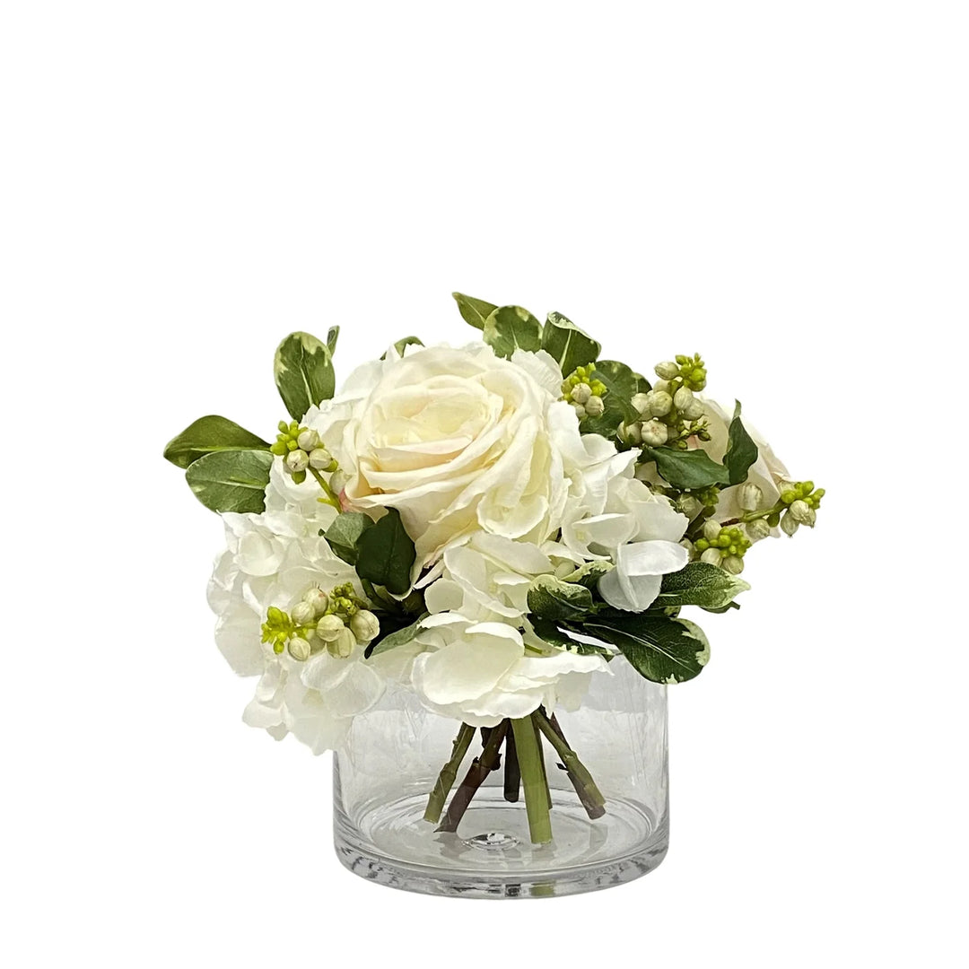 Hydrangea Rose in Vase