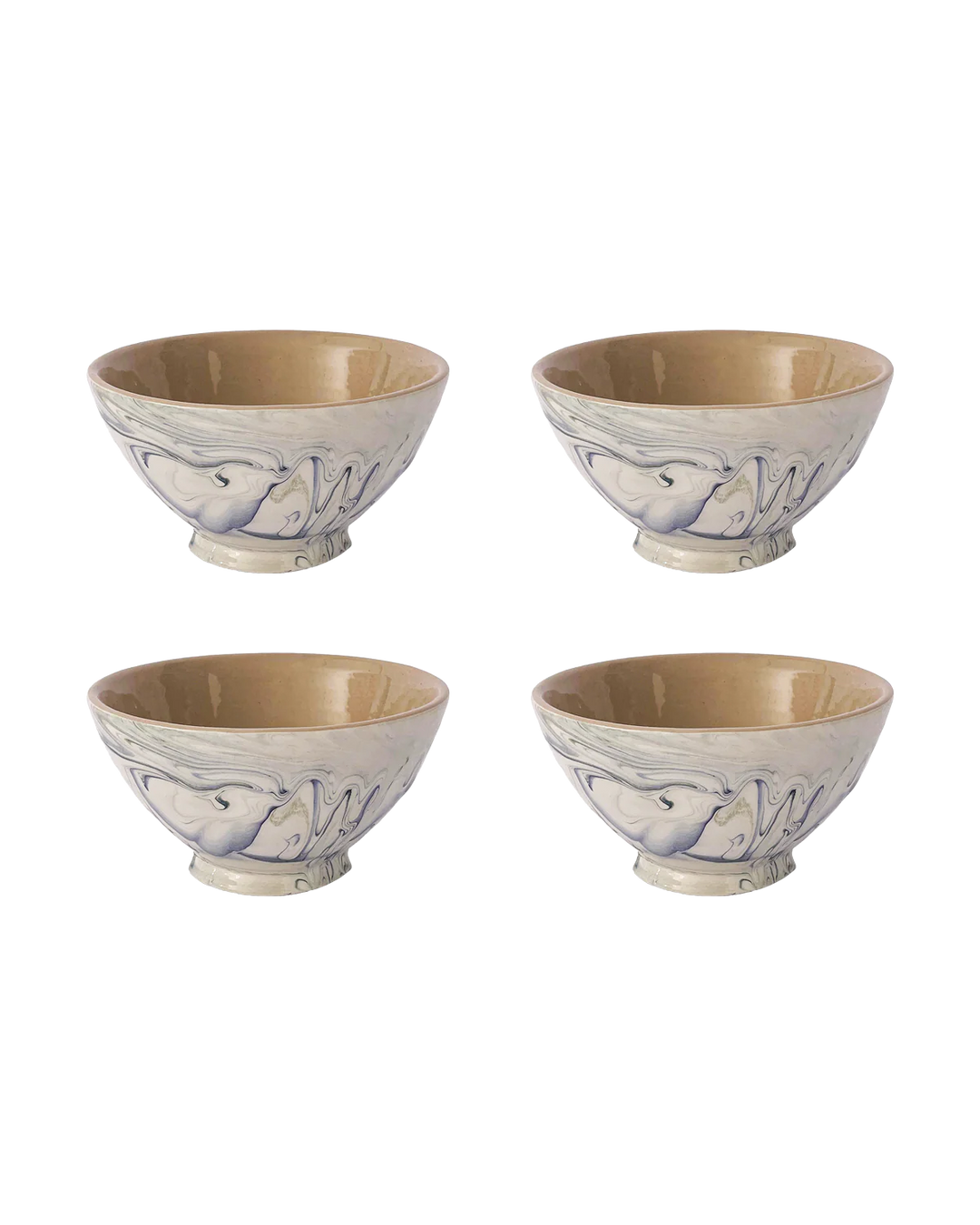 Marbled Bowls - Set/4