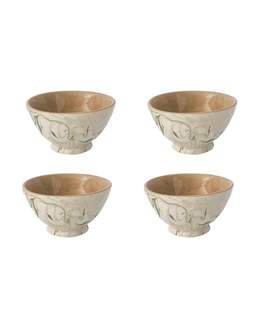 Marbled Bowls - Set/4
