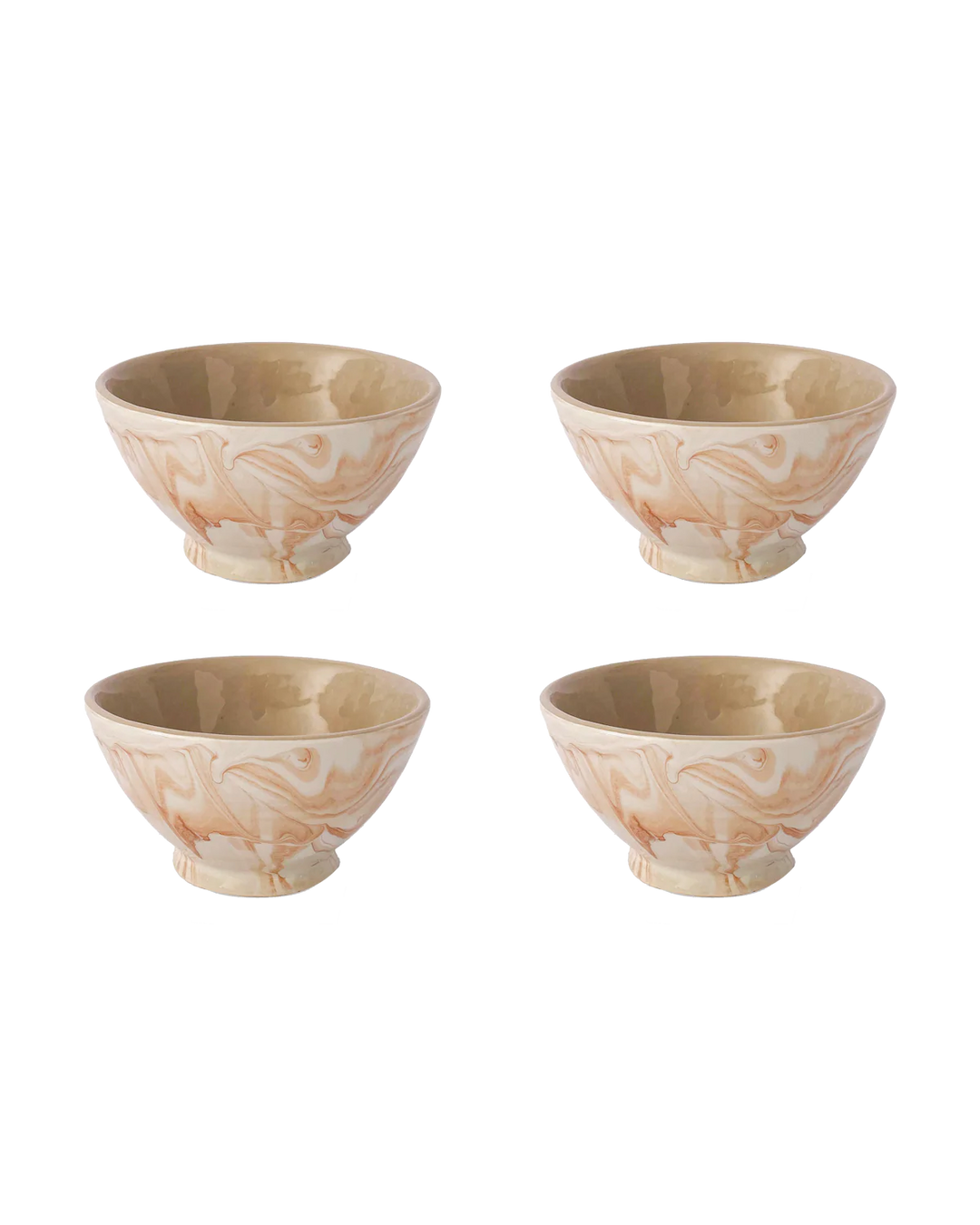 Marbled Bowls - Set/4