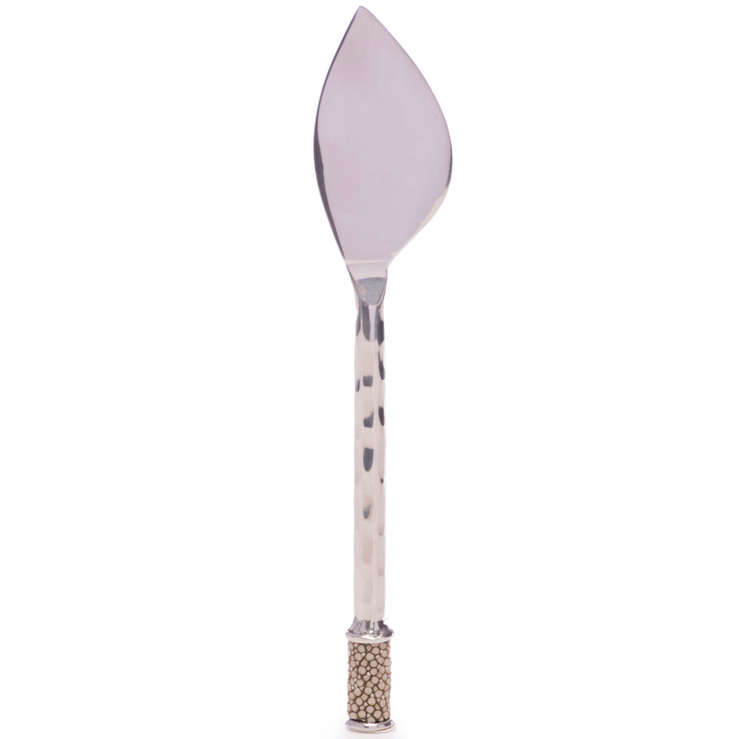 Steel & Shagreen Cheese Spreader