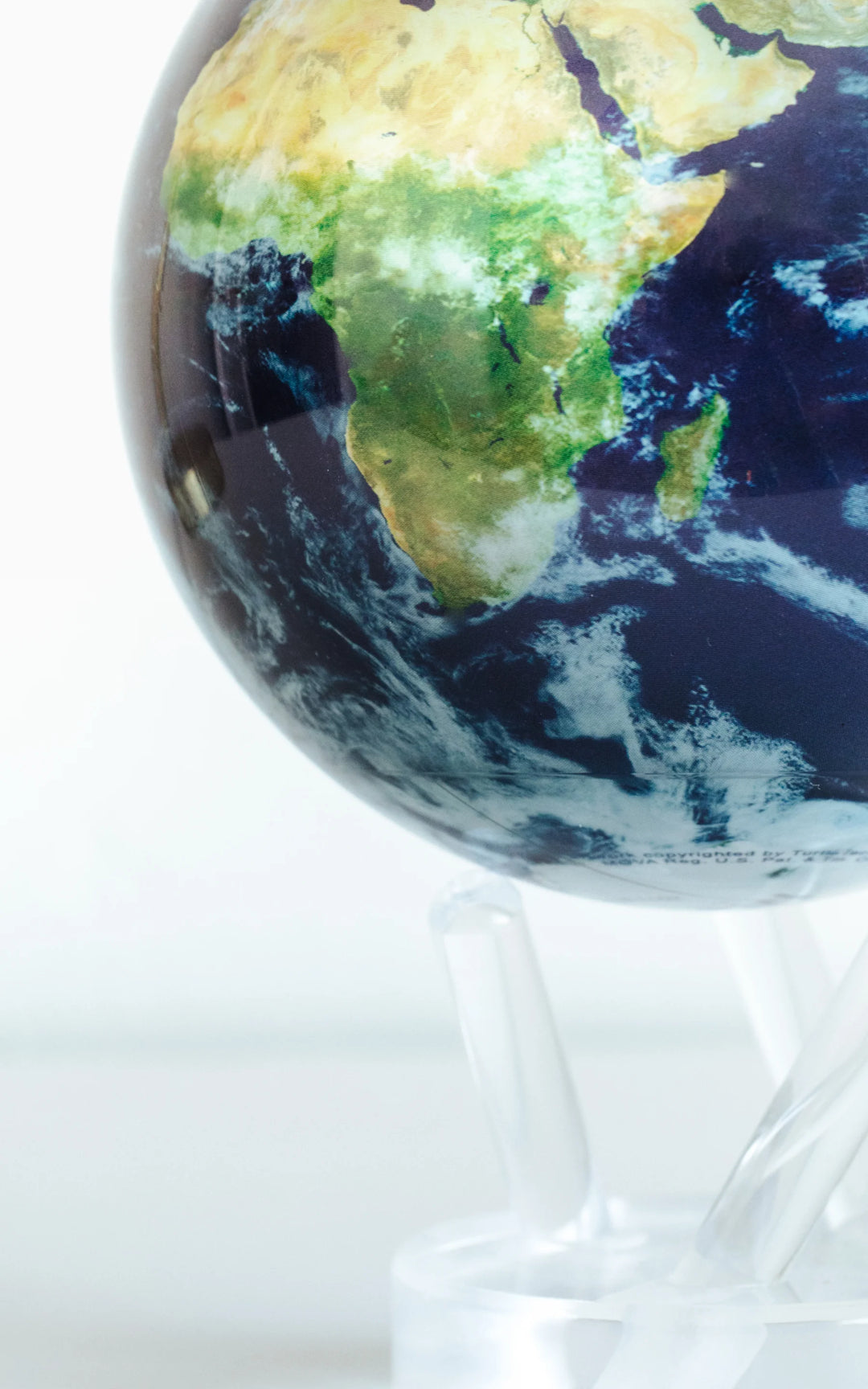 Earth with Clouds Globe