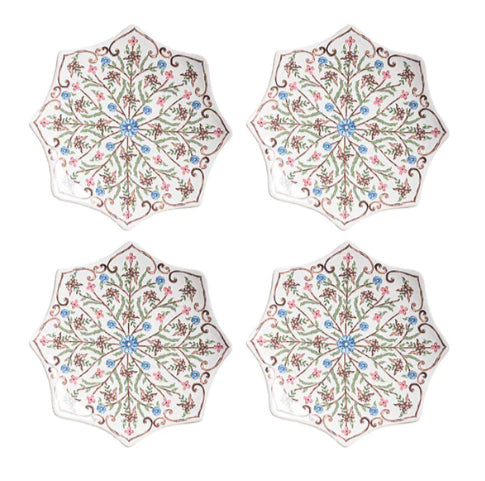 Villa Seville Scalloped Side/Cocktail Plate - Set/4