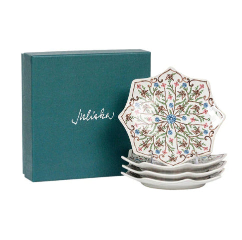 Villa Seville Scalloped Side/Cocktail Plate - Set/4