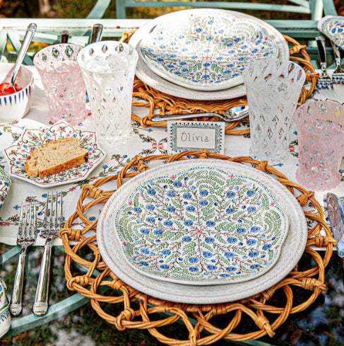 Villa Seville Scalloped Salad/Dessert Plate