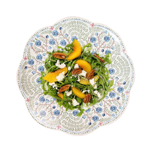 Villa Seville Scalloped Salad/Dessert Plate