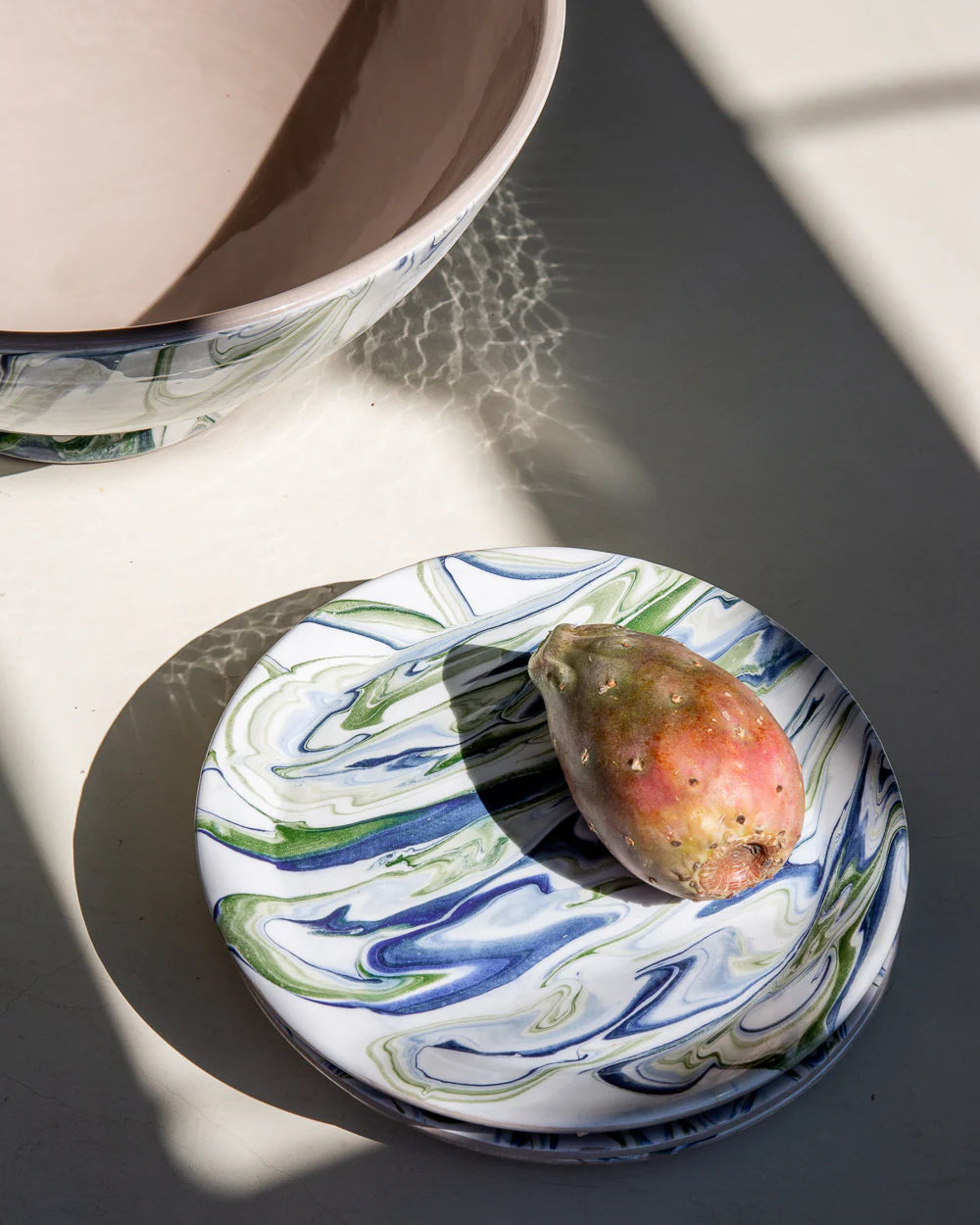 Marbled Salad Plate - Set/4