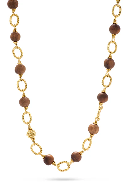 Earth Goddess Chain 24" Teak