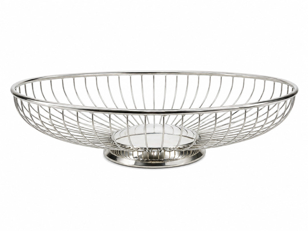 Vintage Italian Silverplate Bread Basket