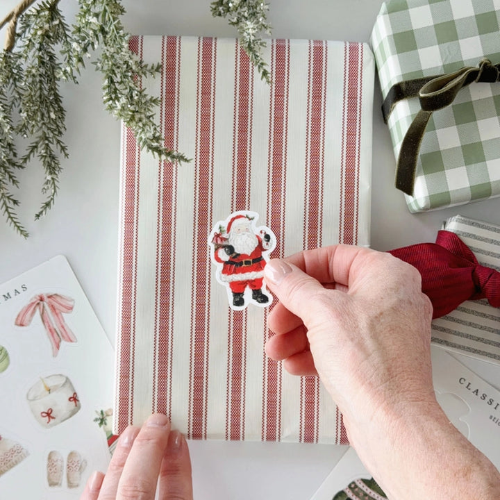 Classic Christmas Watercolor Sticker Sheets