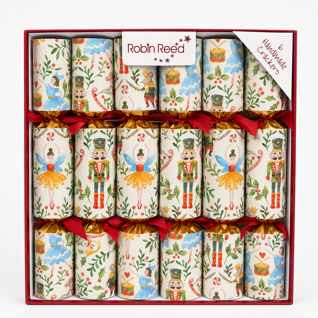 Robin Reed 6 x 12" Christmas Party Crackers – Assorted Styles