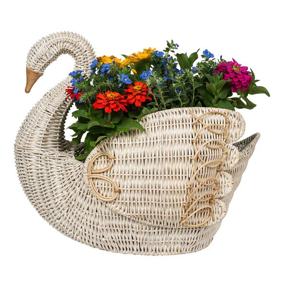 Provence Rattan Swan Basket