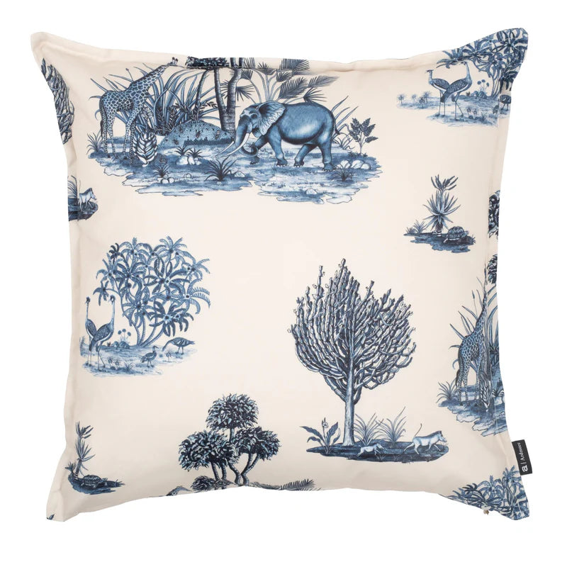Outdoor Pillow - Thanda Toile Tanzanite