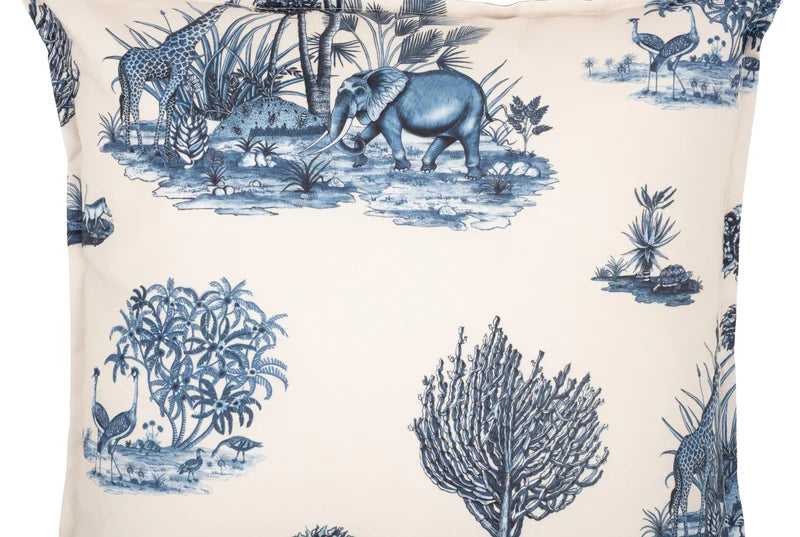 Outdoor Pillow - Thanda Toile Tanzanite
