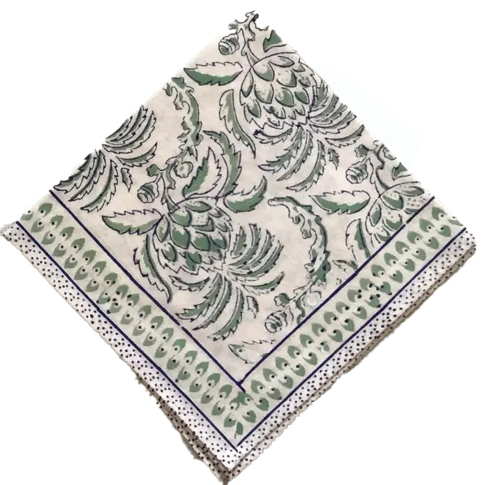 Block Printed Napkins Set of 6