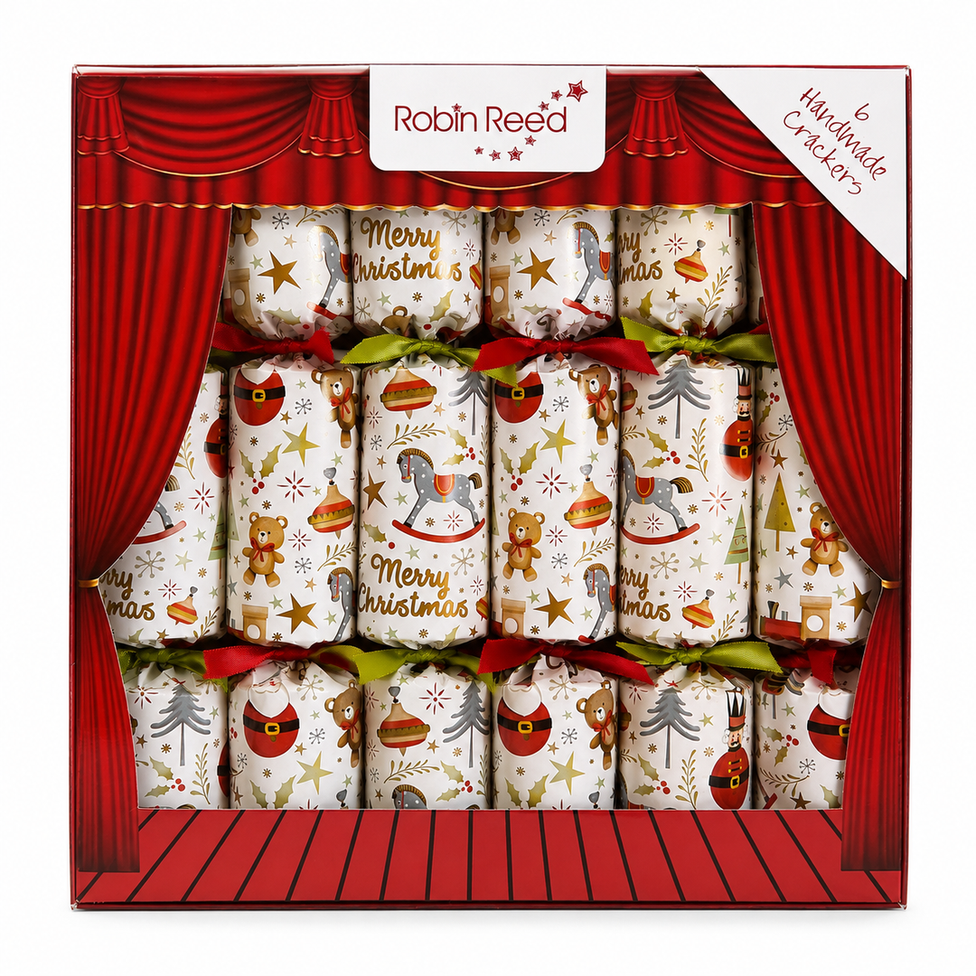Robin Reed 6 x 12" Christmas Party Crackers – Assorted Styles
