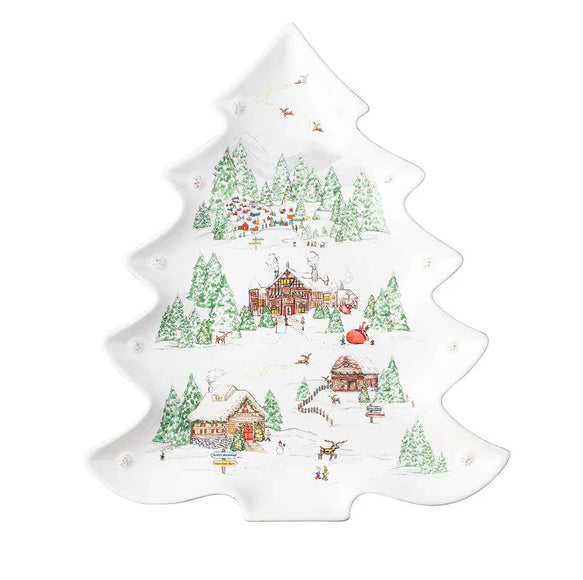 Berry & Thread North Pole Tree Platter