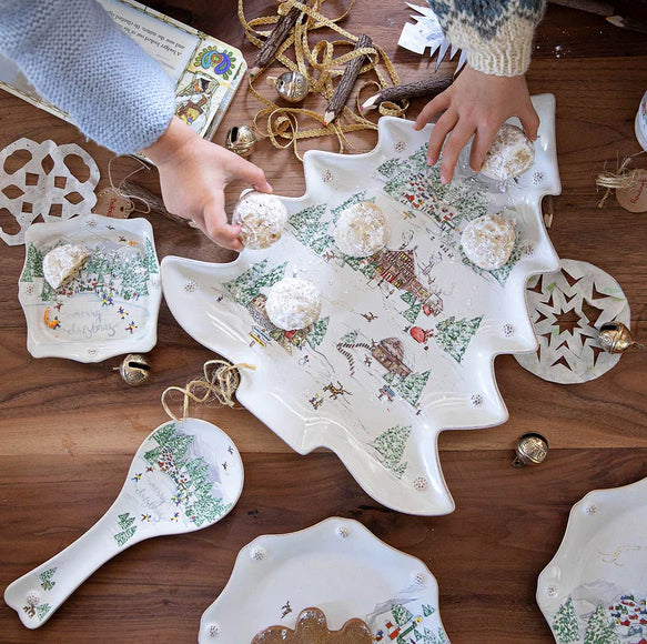Berry & Thread North Pole Tree Platter