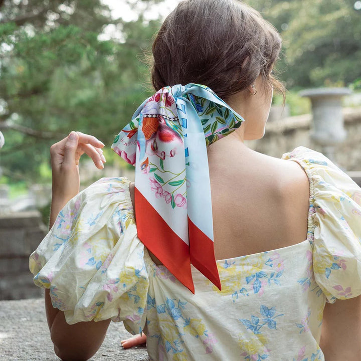 Wanderer’s Whim Silk Twilly Scarf