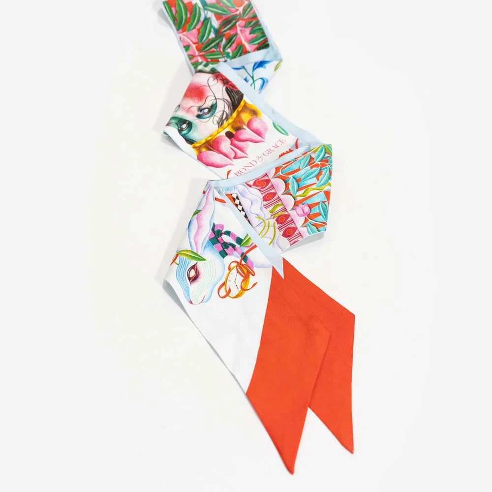 Wanderer’s Whim Silk Twilly Scarf