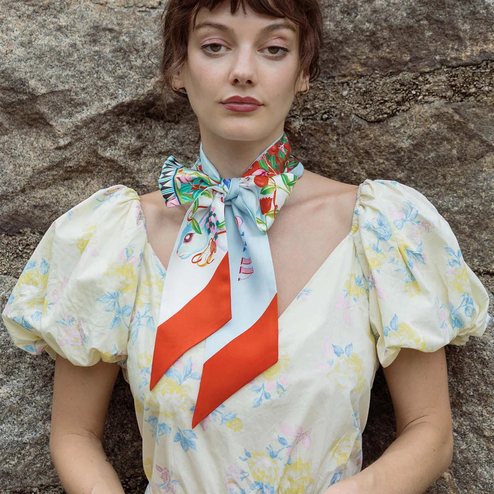 Wanderer’s Whim Silk Twilly Scarf