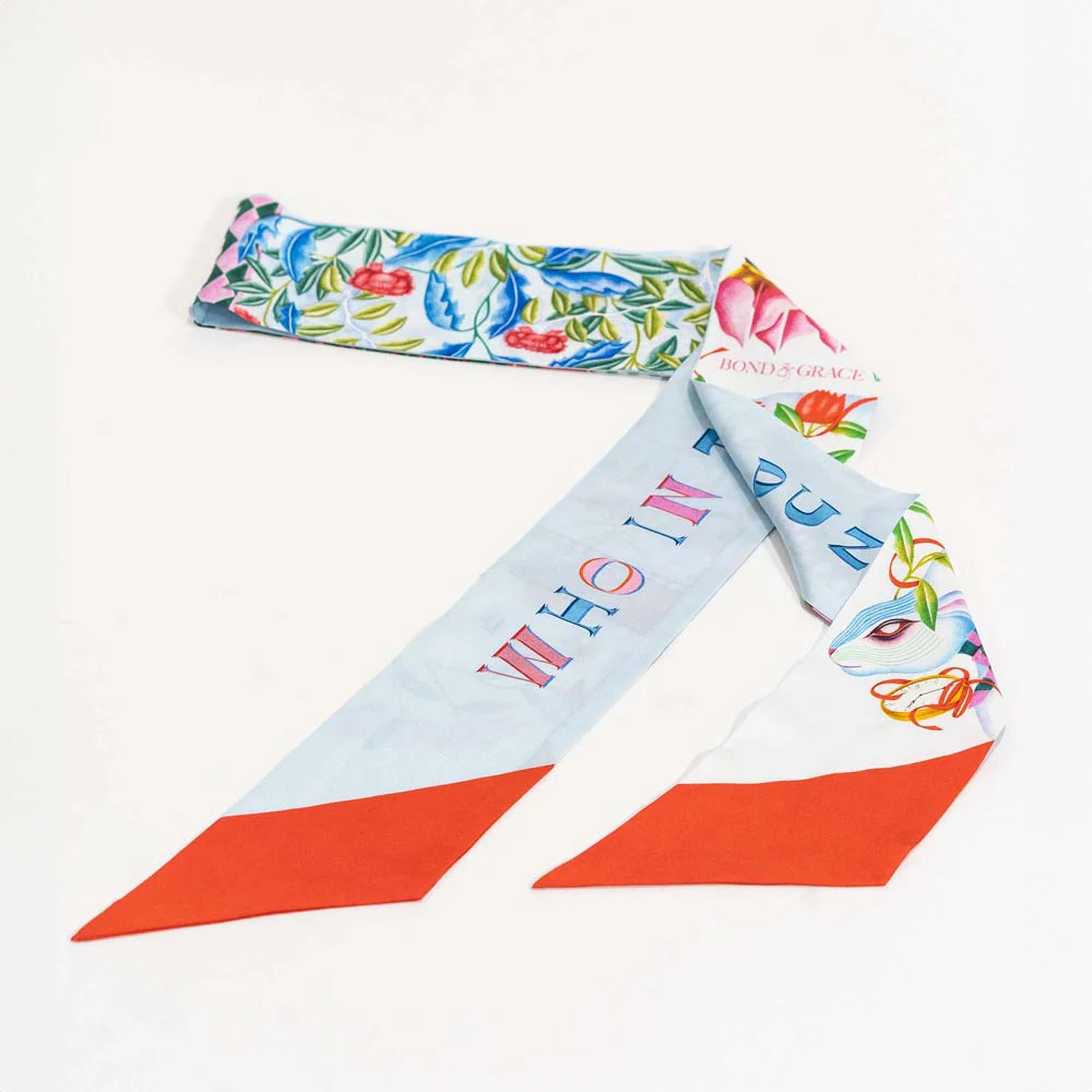 Wanderer’s Whim Silk Twilly Scarf