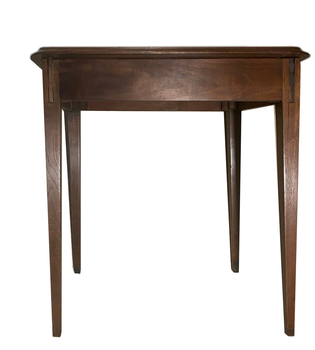 Mid-Century Vernacular Walnut Side Table – Signed