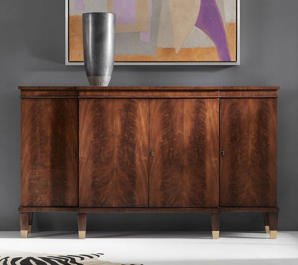 Walnut Breakfront Cabinet