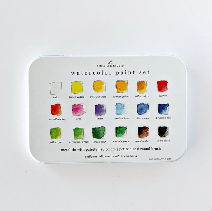 Watercolor Paint Set