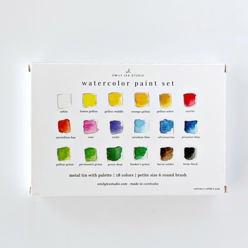 Watercolor Paint Set