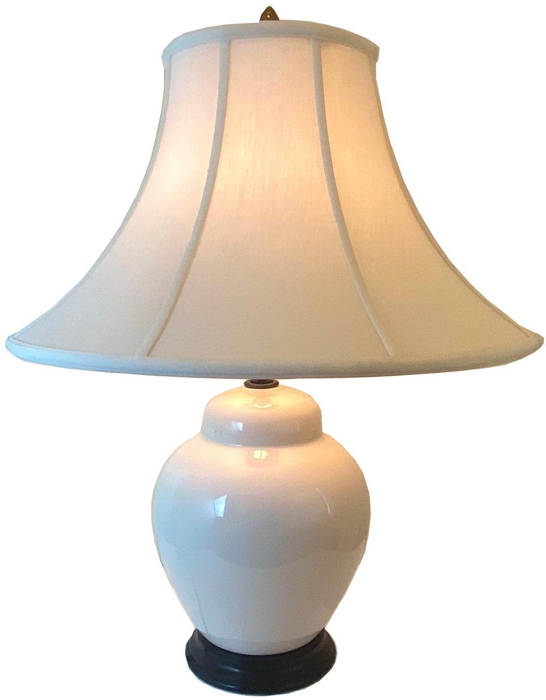 Classic White Glazed Ceramic Table Lamp