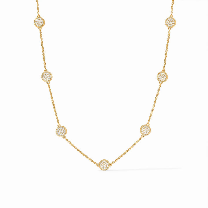 Windsor Delicate Station Necklace -  Pavé  CZ